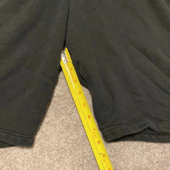 EUC Nike Sportswear Black Cotton Terry Drawstring Pull On Shorts See Measurement - Picture 11 of 12